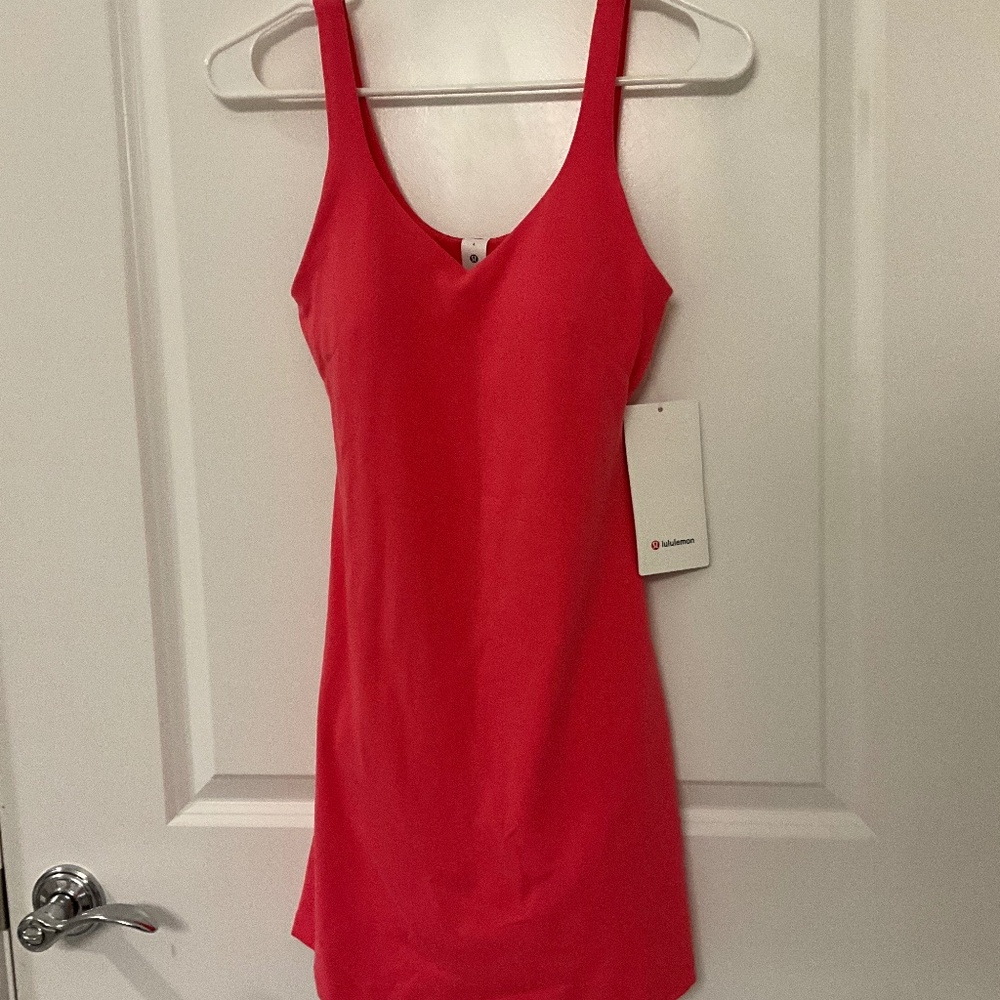 Lululemon align dress with shorts size4 hot pink